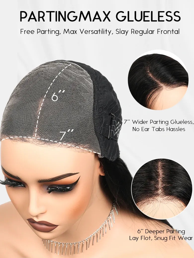 wear go parting max glueless 7x6 lace wig cap from SIMMEL hair