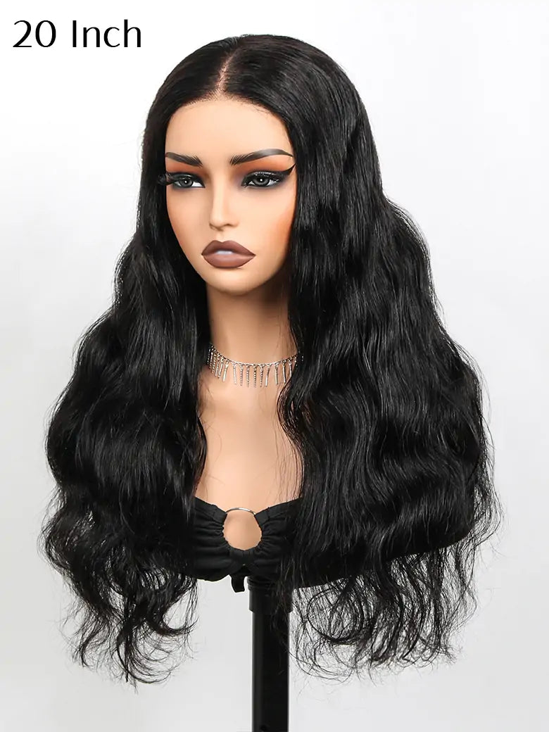 SIMMEL hair 20 inch wear go wig glueless 7x6 lace human hair wigs body wave