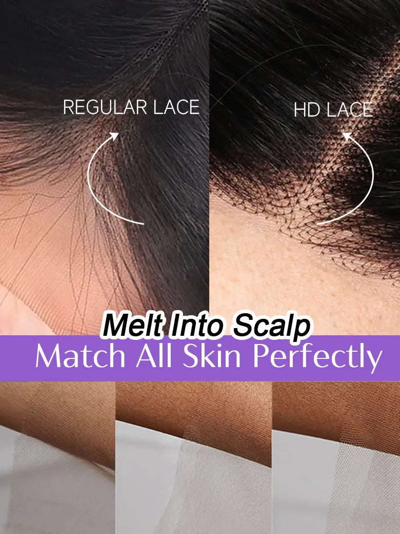 SIMMEL hair hd lace melt into different skin scalp perfectly