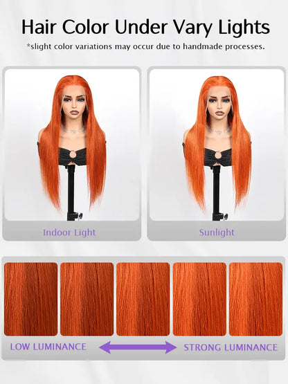 SIMMEL hair ginger hair color under vary lights