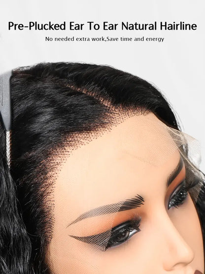 SIMMEL hair 13x4 hd lace wig pre-plucked ear to ear natural hairline