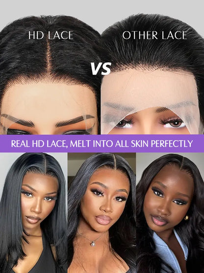 SIMMEL hair 13x4 hd lace melt into all skin perfectly