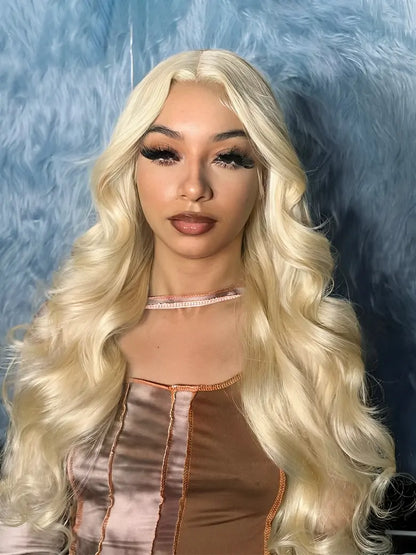 SIMMEL Hair Model Show 613 Blonde Hair Body Wave 3 Bundles Human Hair Weave