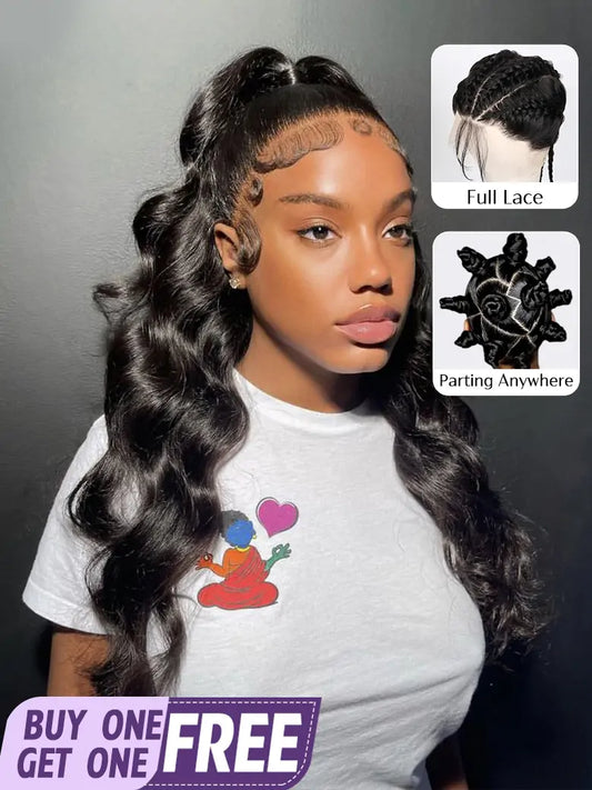 SIMMEL hair full lace wig straight hair free parting everywhere full lace human hair wigs