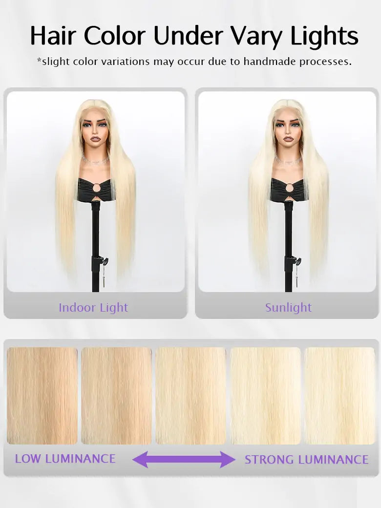 613 Blonde 13x4 HD Lace Wig ¡§C Silky Straight, Easy to Redye | SIMMEL Hair