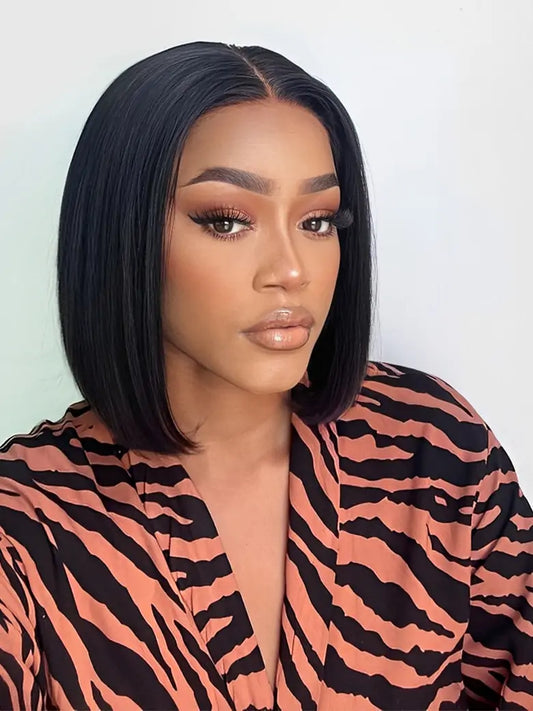 Simmel hair short bob wig straight hair 13x4 lace front human hair wigs