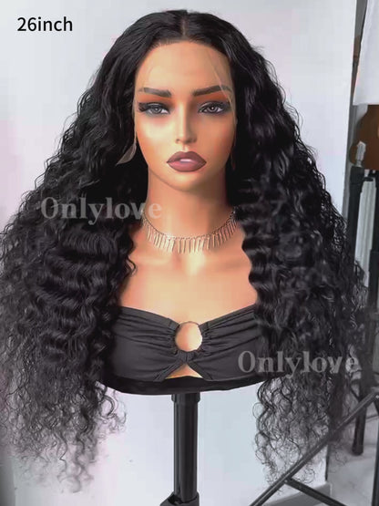 SIMMEL hair 26 inch 13x4 hd lace wig water wave video